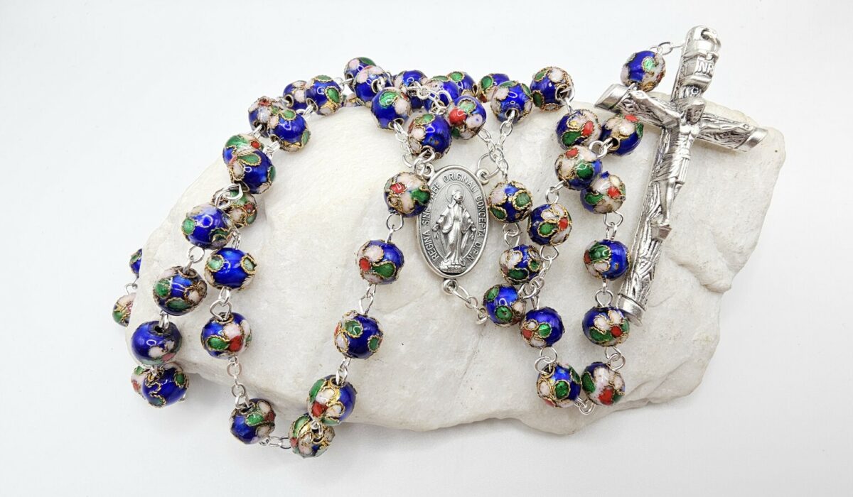 Cloisonne niebieski